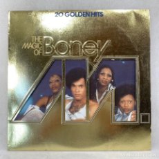 Discos de vinilo: LP - VINILO BONEY M. - THE MAGIC OF BONEY M. - 20 GOLDEN HITS + ENCARTE - ESPAÑA - AÑO 1980. Lote 349717579