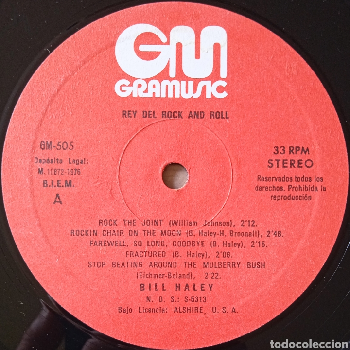Discos de vinilo: Disco de vinilo Bill Haiey - Foto 3