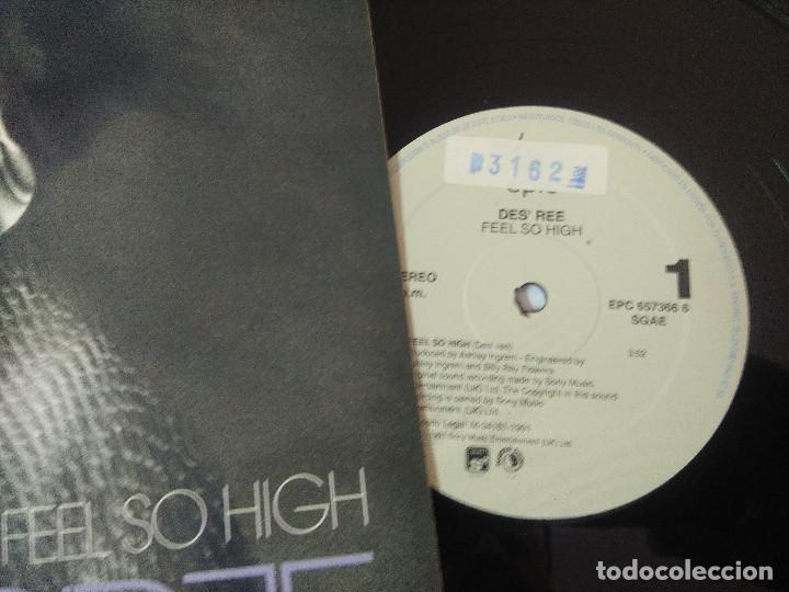 Discos de vinilo: DES REE/FEEL SO HIGH/VINILO MAXI. - Foto 2