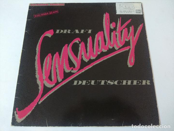 Discos de vinilo: DRAFI DEUTSCHER/SENSUALITY/VINILO MAXI. - Foto 1