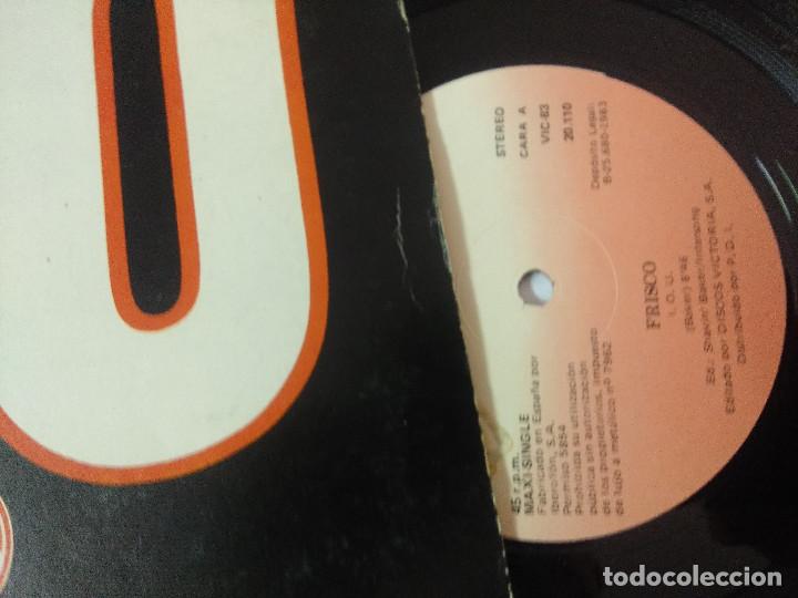 Discos de vinilo: FRISCO/I.O.U./VINILO MAXI PROMOCIONAL. - Foto 2