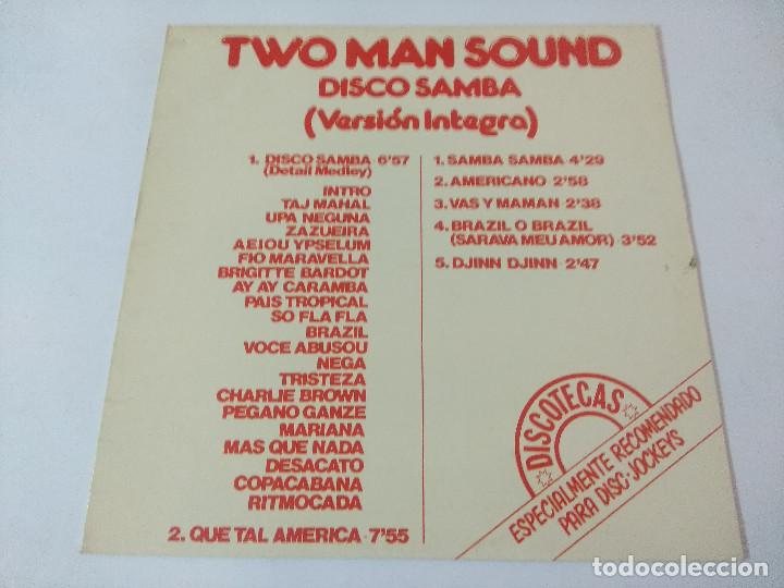 Discos de vinilo: TWO MAN SOUND/DISCO SAMBA/VINILO. - Foto 1