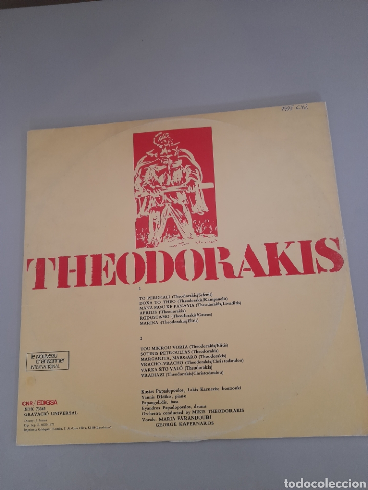 Discos de vinilo: Teodorarakis - Foto 6