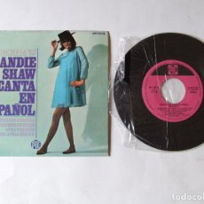Discos de vinilo: SINGLE EP VINILO SANDIE SHAW MARIONETAS EN LA CUERDA + 3 EUROVISION 1967 EDICION ESPAÑOLA 1967. Lote 349752469