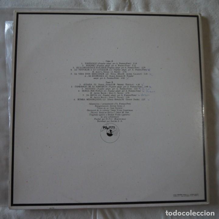 Discos de vinilo: TRAGINADA. CAN&Ccedil;ONS DE MENORCA - LP 1980 - Foto 6