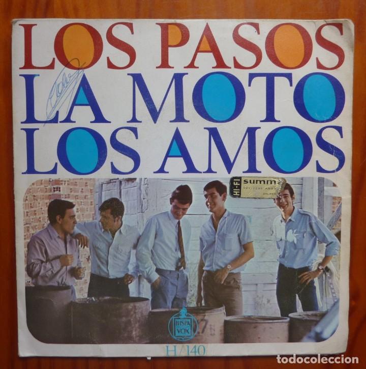 Discos de vinilo: LOS PASOS / LA MOTO / 1966 / SINGLE - Foto 1