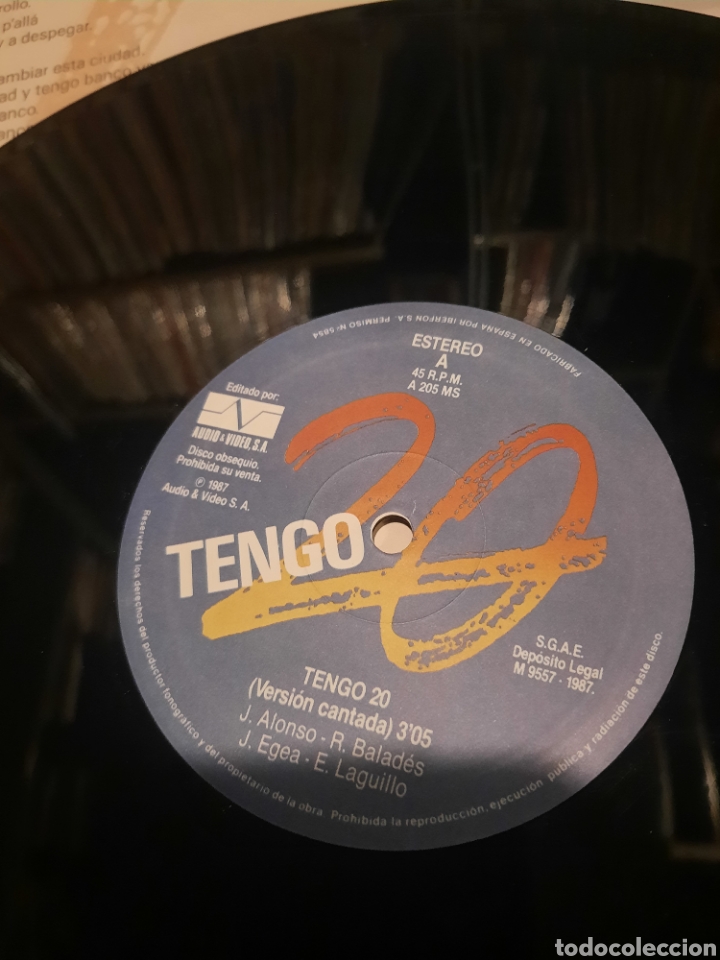 Discos de vinilo: Tengo 20. El esp&iacute;ritu de los 20 - Foto 2