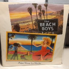 Discos de vinilo: SG BEACH BOYS : AQUI VIENE LA NOCHE ( HERE COMES THE NIGHT ) + CHICA TRISTE ( BABY BLUE ). Lote 349784064