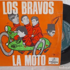 Discos de vinilo: LOS BRAVOS SINGLE LA MOTO 1966 VER + DETALLES E INFORMACIÓN EN FOTOS Y TEXTOS ADJUNTAS.. Lote 349804844