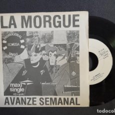 Discos de vinilo: LA MORGUE SINGLE AVANZE SEMANAL 1982 COMO NUEVO.VER + DETALLES E INFORMACIÓN EN FOTOS Y TEXTOS ADJU. Lote 349805054