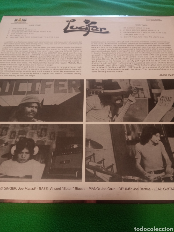 Discos de vinilo: Lucifer - Same Vinilo Lp - Foto 2