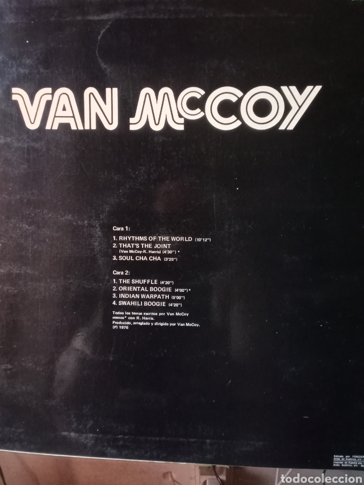 Discos de vinilo: VAN MC COY 1976 H&L Copia Spain - Foto 2