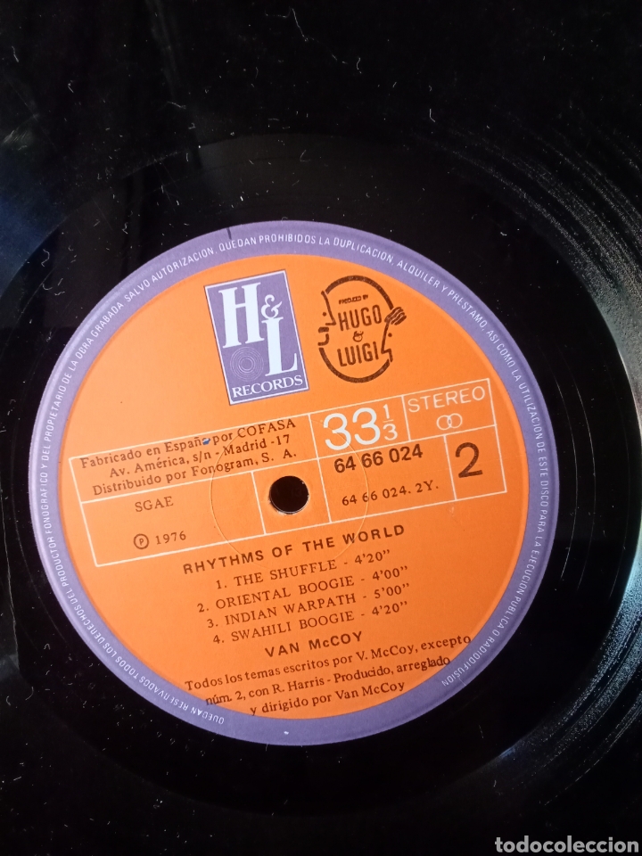 Discos de vinilo: VAN MC COY 1976 H&L Copia Spain - Foto 4