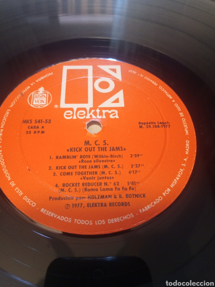 Discos de vinilo: M.C.5- Kick out The jam - Foto 5