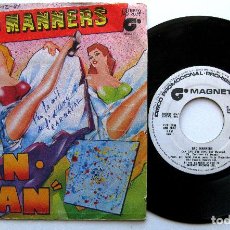 Discos de vinilo: BAD MANNERS - CAN CAN / ARMCHAIR DISCO - SINGLE MAGNET 1981 PROMO BPY