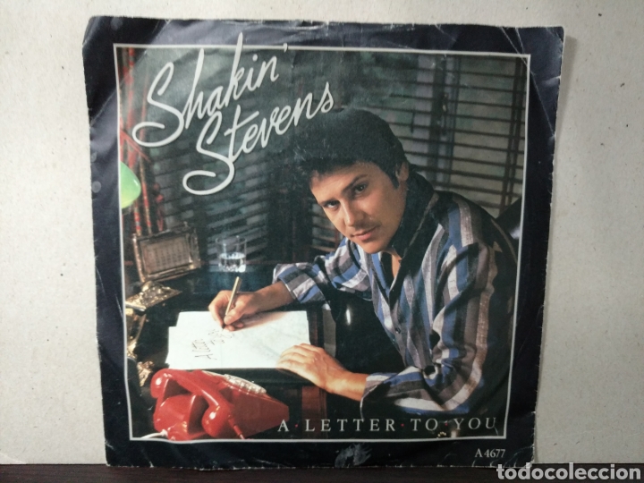 Discos de vinilo: Shakin Stevens - A Letter To You (7&rdquo;, Single) - Foto 1