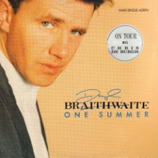 Discos de vinilo: BRAITHWAITE - ONE SUMMER (ON TOUR WITH ”CHRIS DE BURGH) / MAXISINGLE CBS 1989 RF-13580