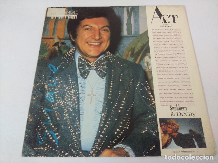 Discos de vinilo: ACT/SNOBBERY & DECAY/VINILO PROMOCIONAL. - Foto 1