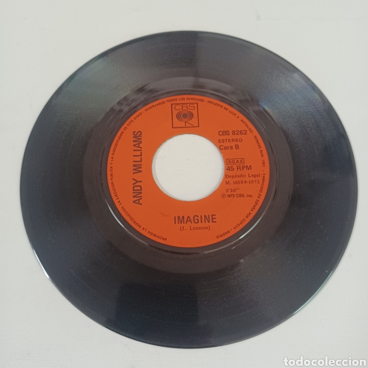 Discos de vinilo: ANDY WILLIAMS - TEMA DE AMOR DE LA PELICULA EL PADRINO - SINGLE - Foto 4