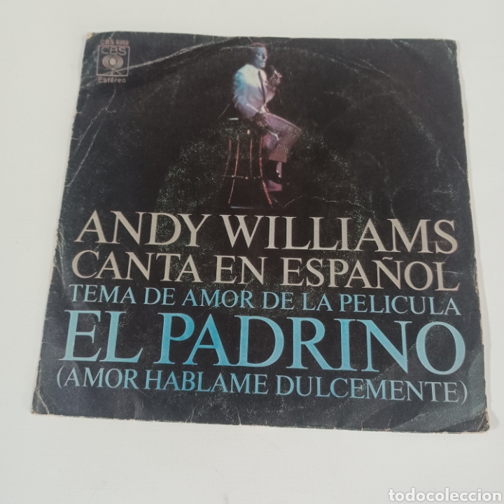 Discos de vinilo: ANDY WILLIAMS - TEMA DE AMOR DE LA PELICULA EL PADRINO - SINGLE - Foto 1