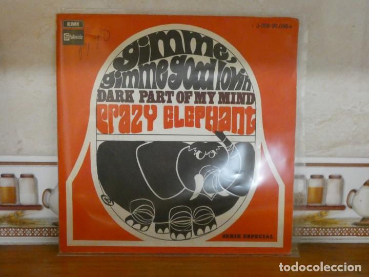 Discos de vinilo: EXPRO DISCO 7 PULGADAS SINGLE CRAZY ELEPHANT ESTADO GENERAL CORRECTO - Foto 1