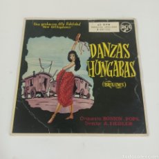 Discos de vinilo: ORQUESTA BOSTON POPS - DANZAS HUNGARAS ( BRAHMS ) RCA. Lote 349873679