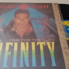 Discos de vinilo: ANTIGUO VINILO / OLD VINYL: GURU JOSH- INFINIY 1990'S TIME FOR THE GURU, MAXI SINGLE 12”. Lote 349880099