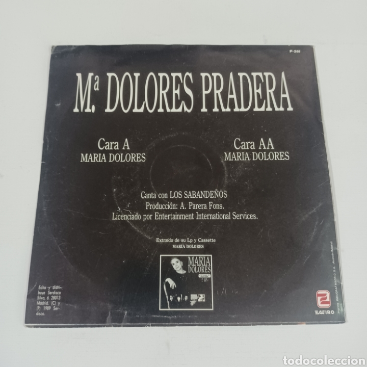 Discos de vinilo: MARIA DOLORES PRADERA CANTA CON LOS SABANDE&Ntilde;OS - Foto 2