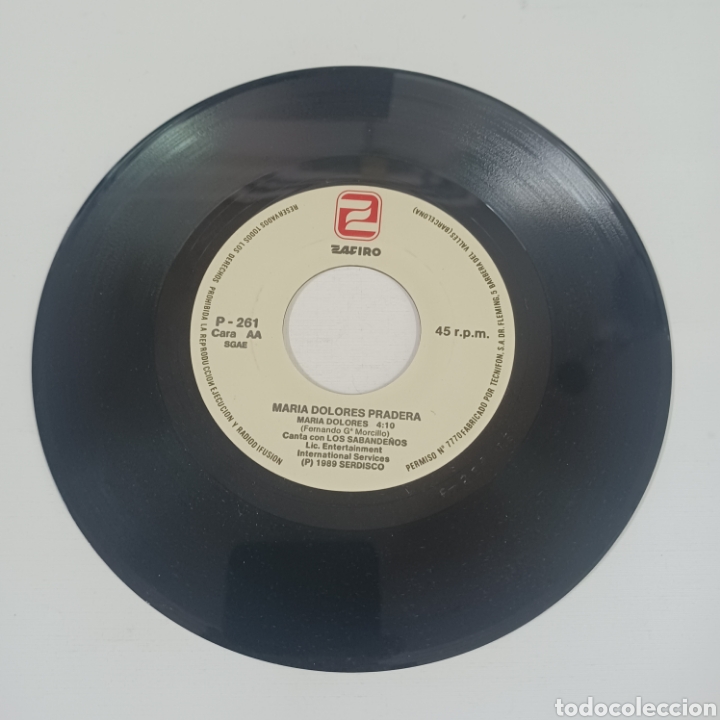 Discos de vinilo: MARIA DOLORES PRADERA CANTA CON LOS SABANDE&Ntilde;OS - Foto 3