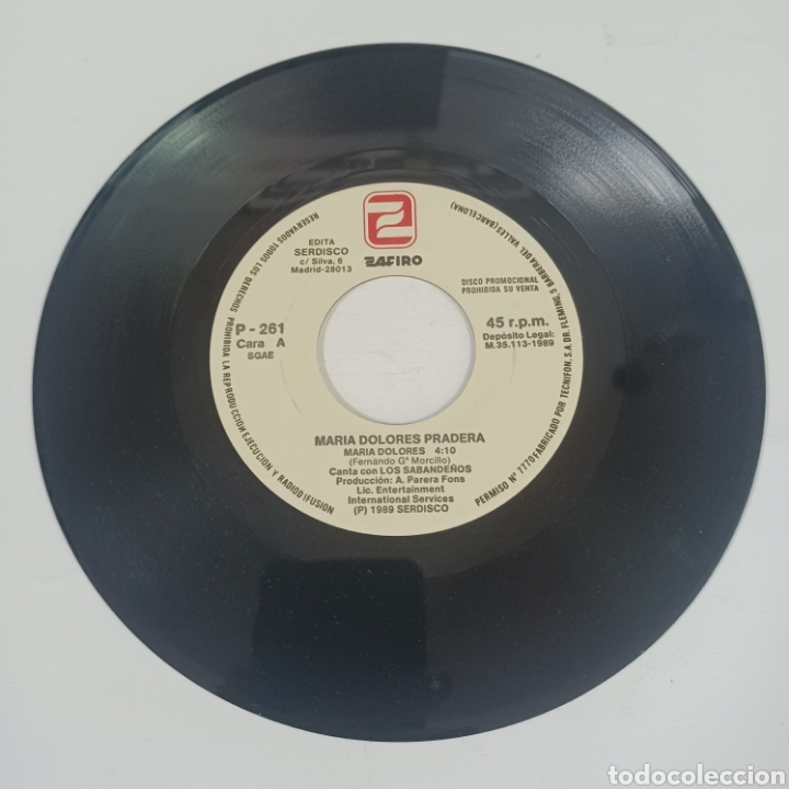 Discos de vinilo: MARIA DOLORES PRADERA CANTA CON LOS SABANDE&Ntilde;OS - Foto 4