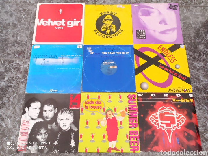 Discos de vinilo: Lote discos Dance (2&euro; /VINILO) (Lote 278) - Foto 1