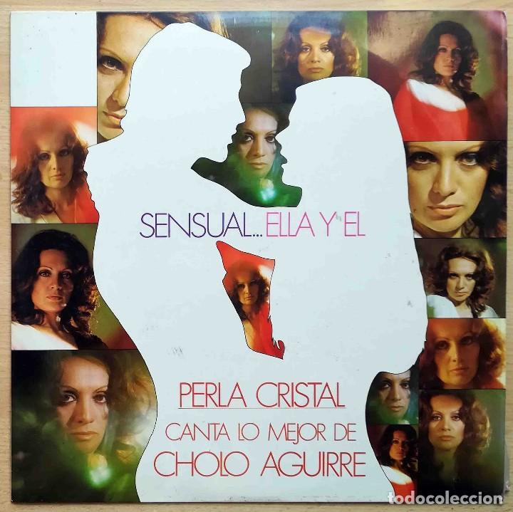 Discos de vinilo: Perla Cristal canta lo mejor de Cholo Aguirre - Sensual... Ella y &eacute;l