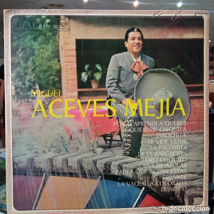 Vinyl records: Miguel Acevedo Mej&iacute;a - Por ti aprendi a querer / Qui&eacute;reme chiquita /... - LP. Sello RCA Victor 1968.