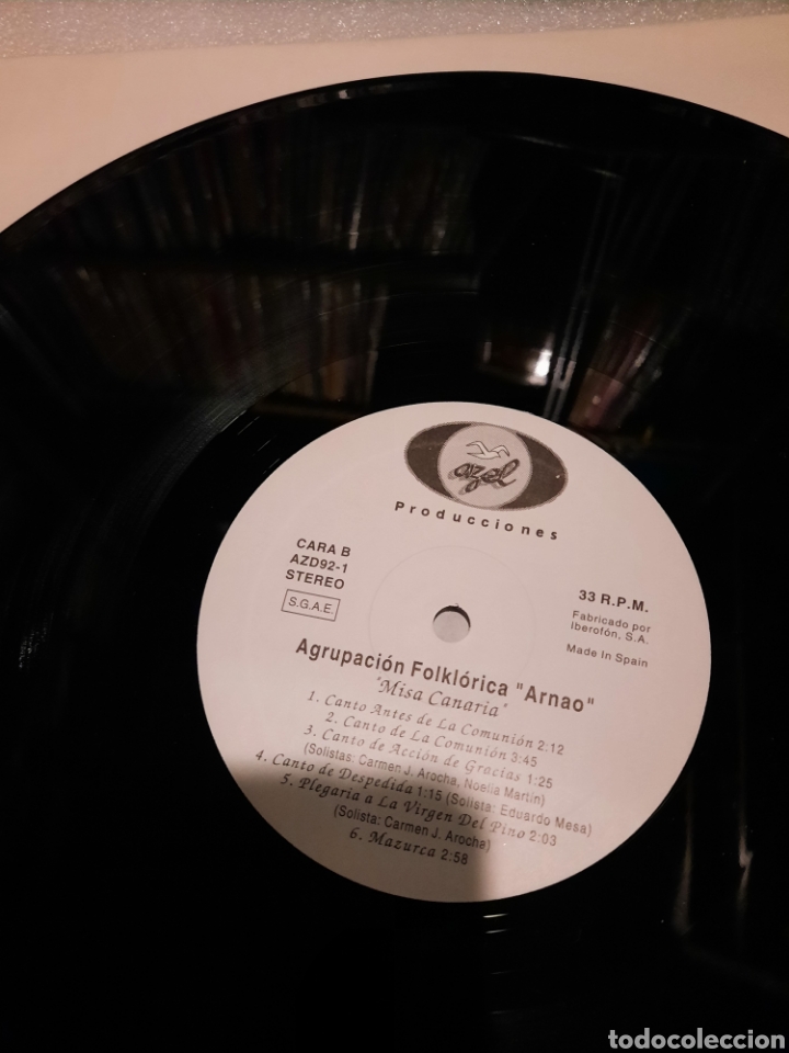 Discos de vinilo: Arnao - misa canaria - Foto 2