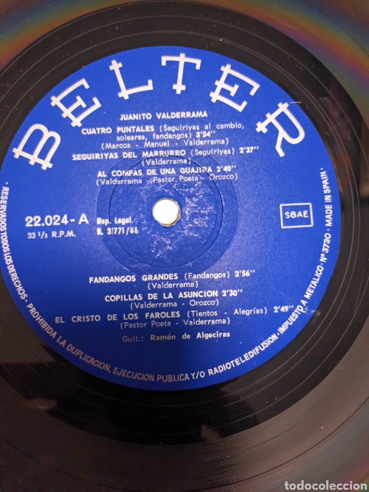 Discos de vinilo: Juanito valderrama - Foto 3