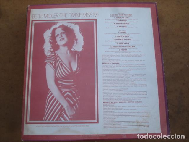 Discos de vinilo: Bette Midler The Divine Miss M - Foto 2
