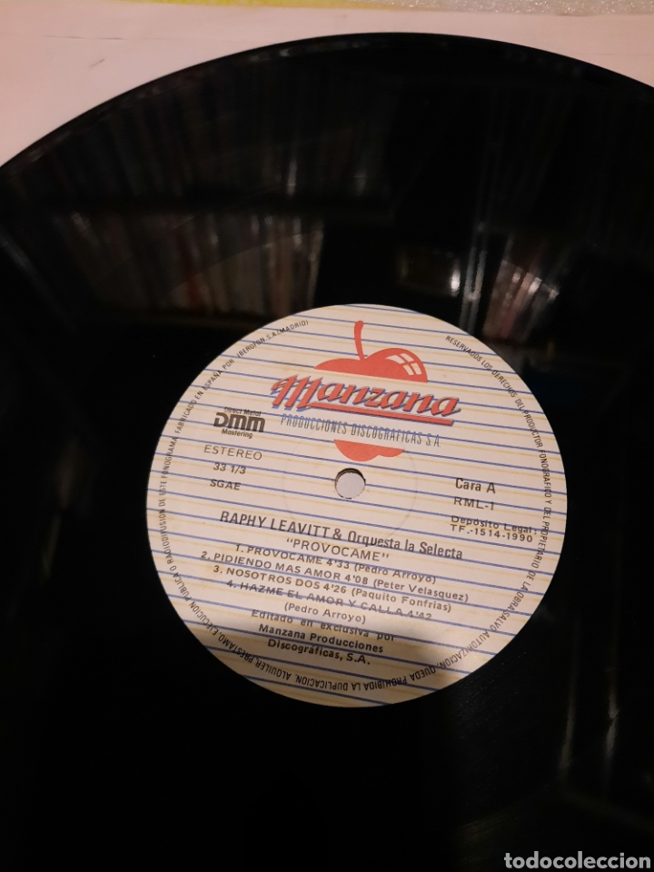 Discos de vinilo: Raphy Leavitt y Orquesta la selecta - provocame - Foto 3