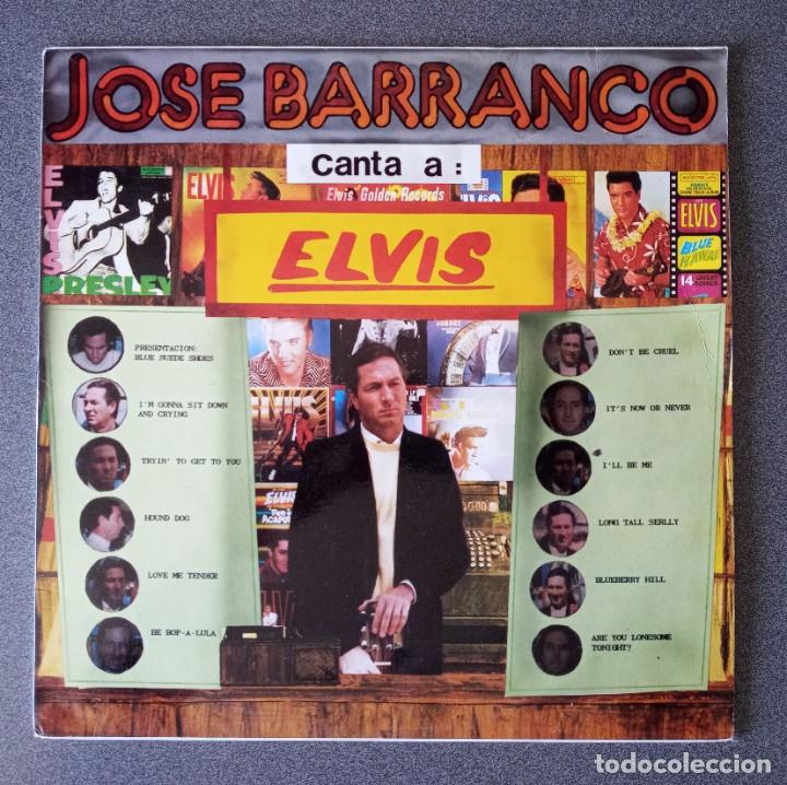 Discos de vinilo: Vinilo Lp Jose Barranco Canta a Elvis - Foto 1