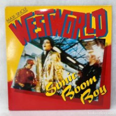 Discos de vinilo: MAXI SINGLE WESTWORLD - SONIC BOOM BOP - ESPAÑA - AÑO 1987 - PROMOCIONAL