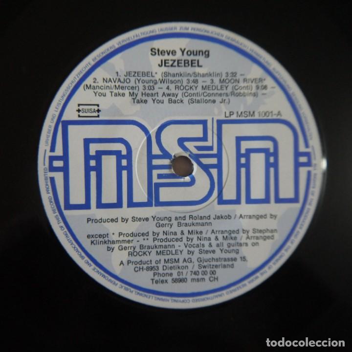 Discos de vinilo: STEVE YOUNG - JEZEBEL - LP SUIZA 1978 - Foto 3