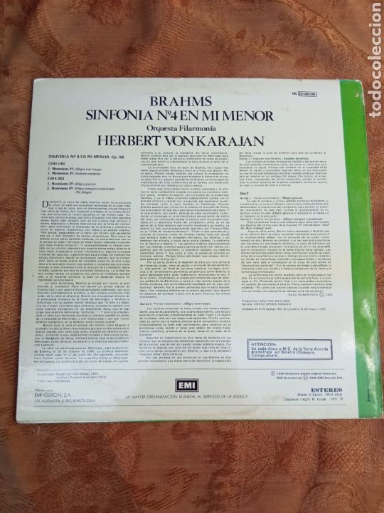 Discos de vinilo: BRAHMS - Foto 2