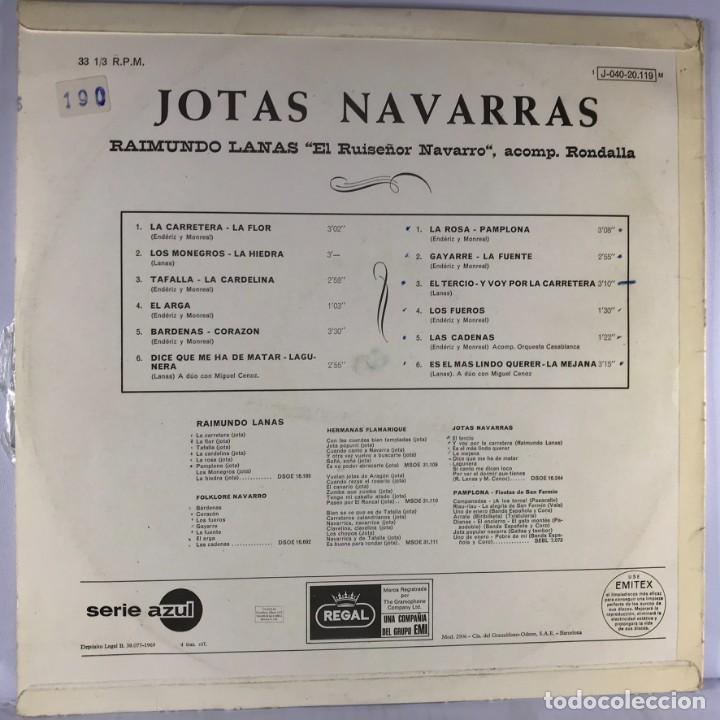 Discos de vinilo: Raimundo Lanas &ndash; Jotas Navarras - Vinyl, LP, Compilation - Foto 2