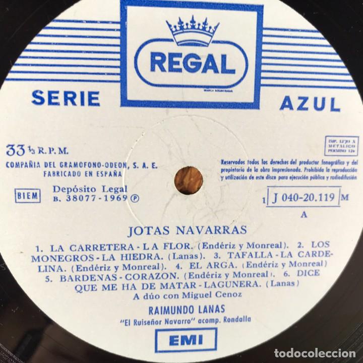Discos de vinilo: Raimundo Lanas &ndash; Jotas Navarras - Vinyl, LP, Compilation - Foto 4