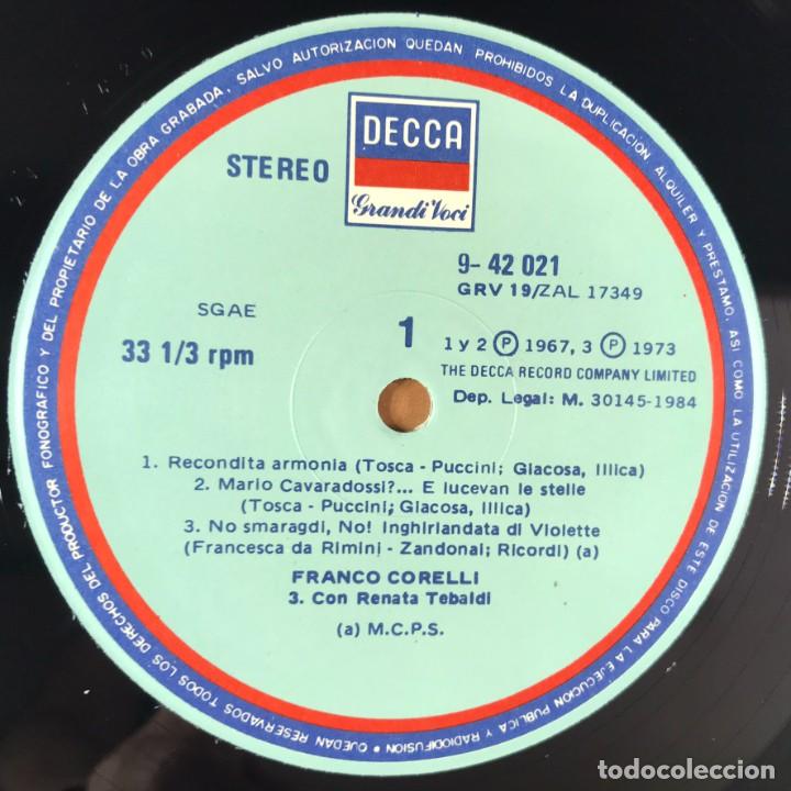 Discos de vinilo: Franco Corelli With Renata Tebaldi &ndash; Franco Corelli - Vinyl, LP, Compilation - Foto 4