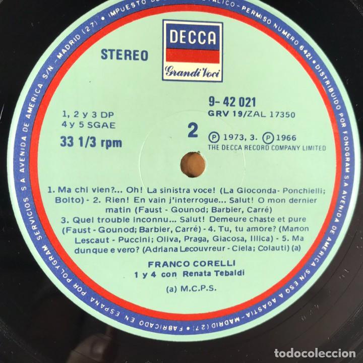 Discos de vinilo: Franco Corelli With Renata Tebaldi &ndash; Franco Corelli - Vinyl, LP, Compilation - Foto 6
