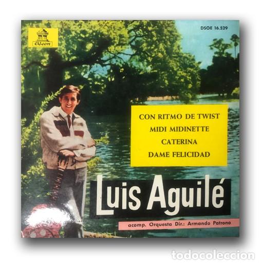 Discos de vinilo: Luis Aguil&eacute; - Con ritmo de twist - Foto 1