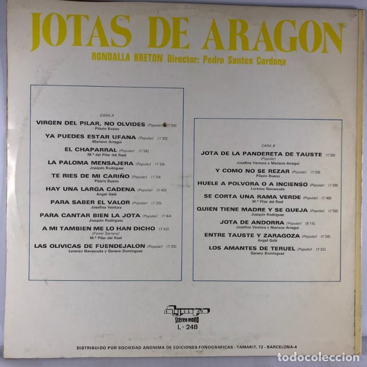 Discos de vinilo: Various &ndash; Jotas de Arag&oacute;n - Vinyl, LP - SPAIN - Foto 2