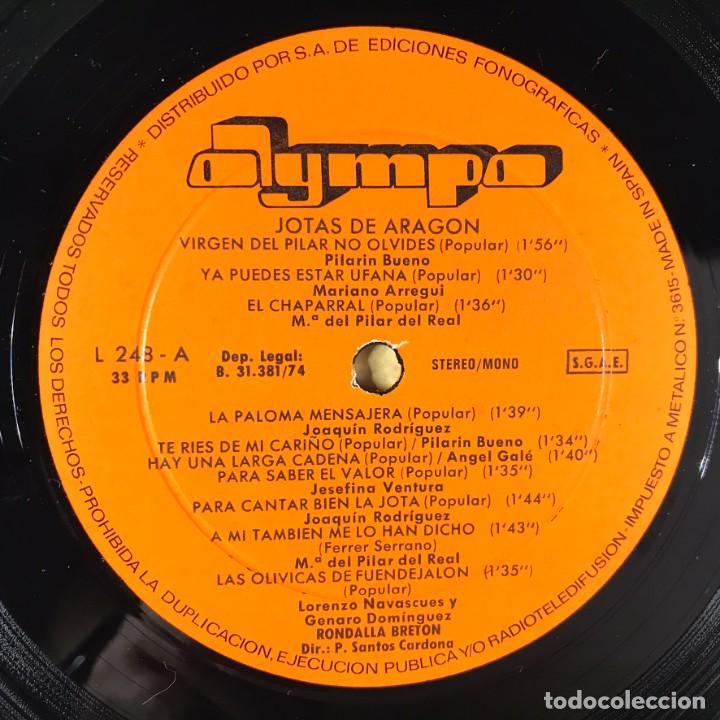 Discos de vinilo: Various &ndash; Jotas de Arag&oacute;n - Vinyl, LP - SPAIN - Foto 4