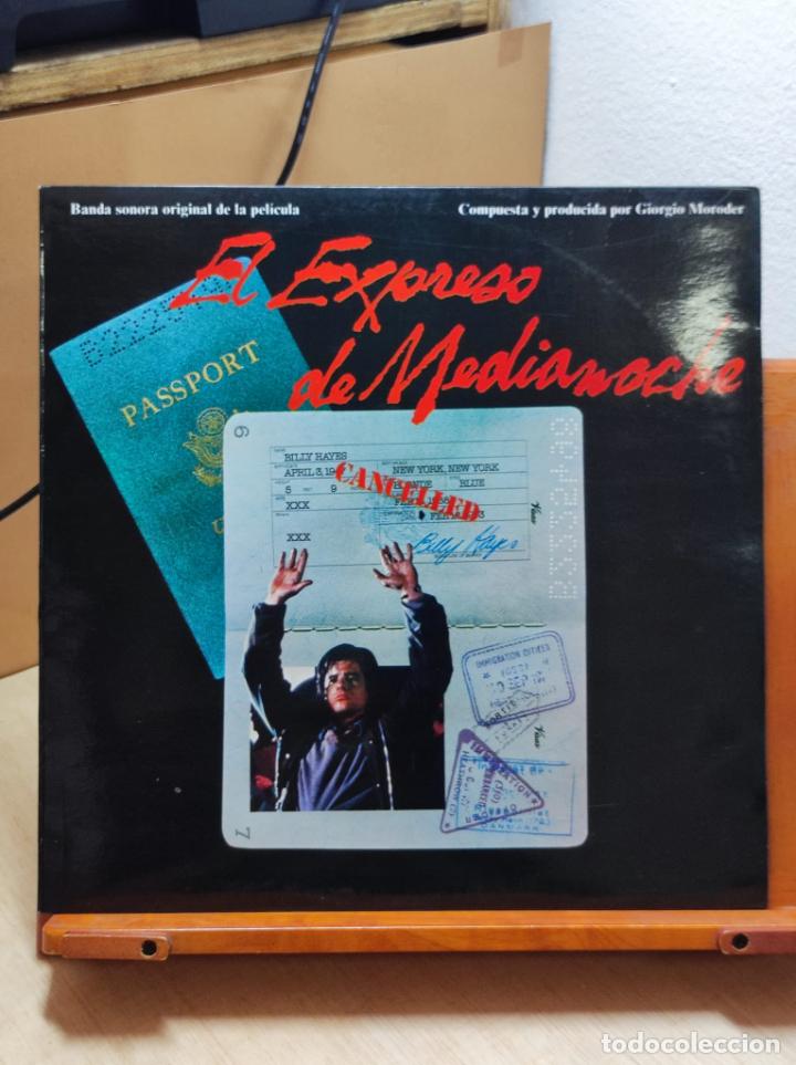 Discos de vinilo: BSO - EL EXPRESO DE MEDIANOCHE - GIORGIO MORODER - 1987 - Foto 1