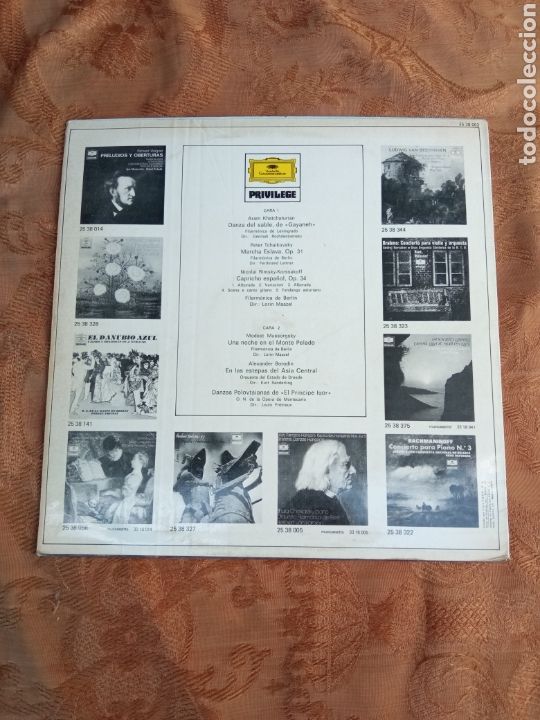 Discos de vinilo: MARCHA ESLAVA,DANZA DEL SABLE - Foto 2